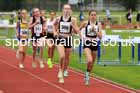 Girls under-15s 1500 metres, 2023 Northern Under-13s, Under-15s and Under-17s, Middlesbrough.  Photo: David T. Hewitson/Sports for All Pics